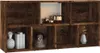 vidaXL Knihovna Smoked Oak 50x25x106 cm Náhled obrázku produktu 5