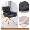 Tisch-Stuhl-Set, Glastisch Ø85cm, Metallstütze, 2 Produktbild-Vorschau 5