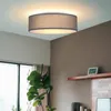 MONZANA® Deckenlampe Stoff Wohnzimmer Schlafzimmer E27 Grau Produktbild-Vorschau 6