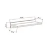Decortie Bute Wandregal Schweberegal Travertin 60x22x10 cm Produktbild-Vorschau 4