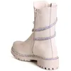 topschuhe24 3105 Damen Plateau Stiefeletten Halb Stiefel Produktbild-Vorschau 2