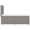 Hochwertig Boxspringbett mit Matratze Taupe 100x200 cm Produktbild-Vorschau 11