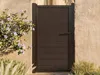 Gartentor aus WPC - B100 x H183 cm - Anthrazit - SENZIO Produktbild-Vorschau 2