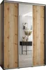 MEBLE KRYSPOL Davos 7 Schrank, drei Türen - 235,2x180x45 cm Produktbild-Vorschau 1