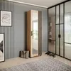 Garderobenschrank LIVIA Eiche Artisan – Flur-Hochschrank Produktbild-Vorschau 2