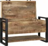 vidaXL Aufbewahrungsbox Braun 80 x 35 x 45 cm Massivholz Produktbild-Vorschau 1