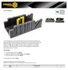 Gehrungslade aus Kunststoff, 4,5""" mit Exzentern 29323 Produktbild-Vorschau 6