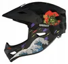 Kask z osłoną podbródka Kamikaze Ronin Wave, czarny, Podgląd zdjęcia produktu 1