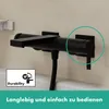 Einhebel-Wannenmischer Tecturis E Aufputz mattschwarz Produktbild-Vorschau 10