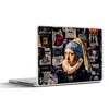MuchoWow® Laptop Aufkleber Sticker Cover Das Mädchen mit Produktbild-Vorschau 1