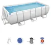 Bestway Pool Set eckig Power Steel 404 x 201 x 100 cm Produktbild-Vorschau 22