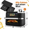 ProfiCook® XXL Heißluftfritteuse | 10L | Öl und Fettfrei | Produktbild-Vorschau 17