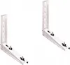 Two white metal brackets for mounting an air conditioning unit, shown against a white background. Náhľad obrázku produktu
