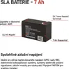Bezúdržbový olověný akumulátor 12 V/7 Ah, faston 4,7 mm Voir les images du produit