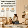 Ikodm Akustikpaneele Wandpaneele 120x60 cm Weißeiche, Produktbild-Vorschau 3