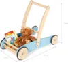 Pinolino Kinderträume Uli, 4 ruote/ruote, blu, legno Anteprima dell’immagine prodotto 2