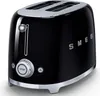 A black SMEG toaster with chrome accents. Náhľad obrázku produktu