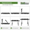 2x Sägebock 2.0 DELUXE 9-fach höhenverstellbar Stahl bis Produktbild-Vorschau 4