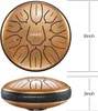 Zungentrommel 6 Zoll, Tongue Drum mit 11 Tönen, D-Dur, Produktbild-Vorschau 4