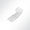 Lysel® Planenhaken Kunststoff offen, (BxL) 22x60mm in Weiß Produktbild-Vorschau 1
