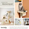 tectake® Kratzbaum Marcel 141 cm inklusive Treppe, Produktbild-Vorschau 6