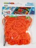 65006 - Loom Bands orange, 300 Stk. + Häkelnadel & Clips Produktbild-Vorschau 3