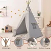 Tipi Zelt für Kinder|Spielzelt Kinder Indoor|Spielzelt mit Produktbild-Vorschau 4