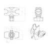 RAM Mounts RAM-B-201U-A Montage-Kit Produktbild-Vorschau 3