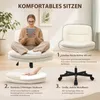 Drehstuhl Bürostuhl aus Samt, Schminkstuhl ohne Armlehnen, Produktbild-Vorschau 5