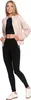 Gerippte Damen-Leggings Mit Hoher Taille Und Breitem Bund Produktbild-Vorschau 8