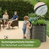 AREBOS Metall Hochbeet 240x80x78 cm Gartenbeet Pflanzbeet Produktbild-Vorschau 5