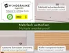 WONDERMAKE® Design Vogelhaus aus Metall und Holz wetterfest Produktbild-Vorschau 3