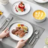 MALACASA mramorový šedý porcelánový jídelní servis 18 kusů Náhled obrázku produktu 8