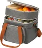 Doppelt isolierte Bento-Tasche, große Lunchbox mit Produktbild-Vorschau 1