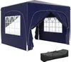Outsunny Pavillon 3x3m, wasserabweisend Stabil Winterfest Produktbild-Vorschau 1