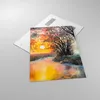 Bilder auf glas - Einteilig - Fluss Sonne Bäume - 70x100cm Produktbild-Vorschau 2