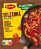 A close-up of a Maggi Fix for Soljanka product package, showing the product name, ingredients, and a depiction of the prepared dish. Anteprima dell’immagine prodotto