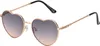 Damen Sonnenbrille Herz Form Designer 80er Modern Urlaub Produktbild-Vorschau 1