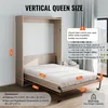 Murphy Bett-Set Queen Size Vertikal Deluxe DIY Produktbild-Vorschau 3