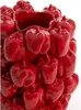 Vase rouge en céramique raffiné Light & Living Bellpepper Voir les images du produit 3