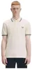 Fred Perry Polo crème uni coton Voir les images du produit 1