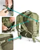 Vojenský batoh 45 l voděodolný taktický batoh pro Camping Náhled obrázku produktu 2