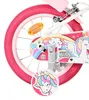 Volare Unicorn Kinderfahrrad für Mädchen, 14 Zoll, Weiß, Produktbild-Vorschau 2