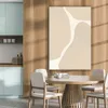 MuchoWow® - Leinwandbilder - Abstrakt - Beige - Moderne Produktbild-Vorschau 5