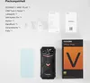 A flat lay image showing the contents of a DOOGEE V MAX PLUS smartphone box, including the phone, accessories, and packaging. Produktbild-Vorschau