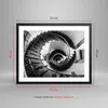 Gerahmtes Poster - Schwarzer Rahmen - Treppe Spirale Produktbild-Vorschau 5