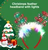 Frauen Mädchen Haar Hoop LED Weihnachten Rentier Santa Produktbild-Vorschau 5