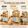 Étagère d'enfant ALVIX NESTA 4 avec 2 portes, bibliothèque Voir les images du produit 8