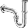 Syfon rurowy Kirchhoff, chrom, 1 1/4" x 32 mm Podgląd zdjęcia produktu 1