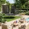 sweeek - Trampolin 460cm externes Sicherheitsnetz - Grau Produktbild-Vorschau 5